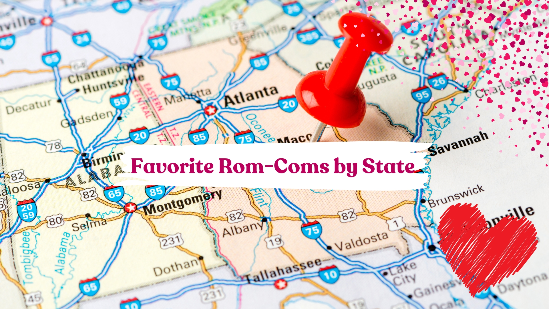 Favorite rom-coms by state