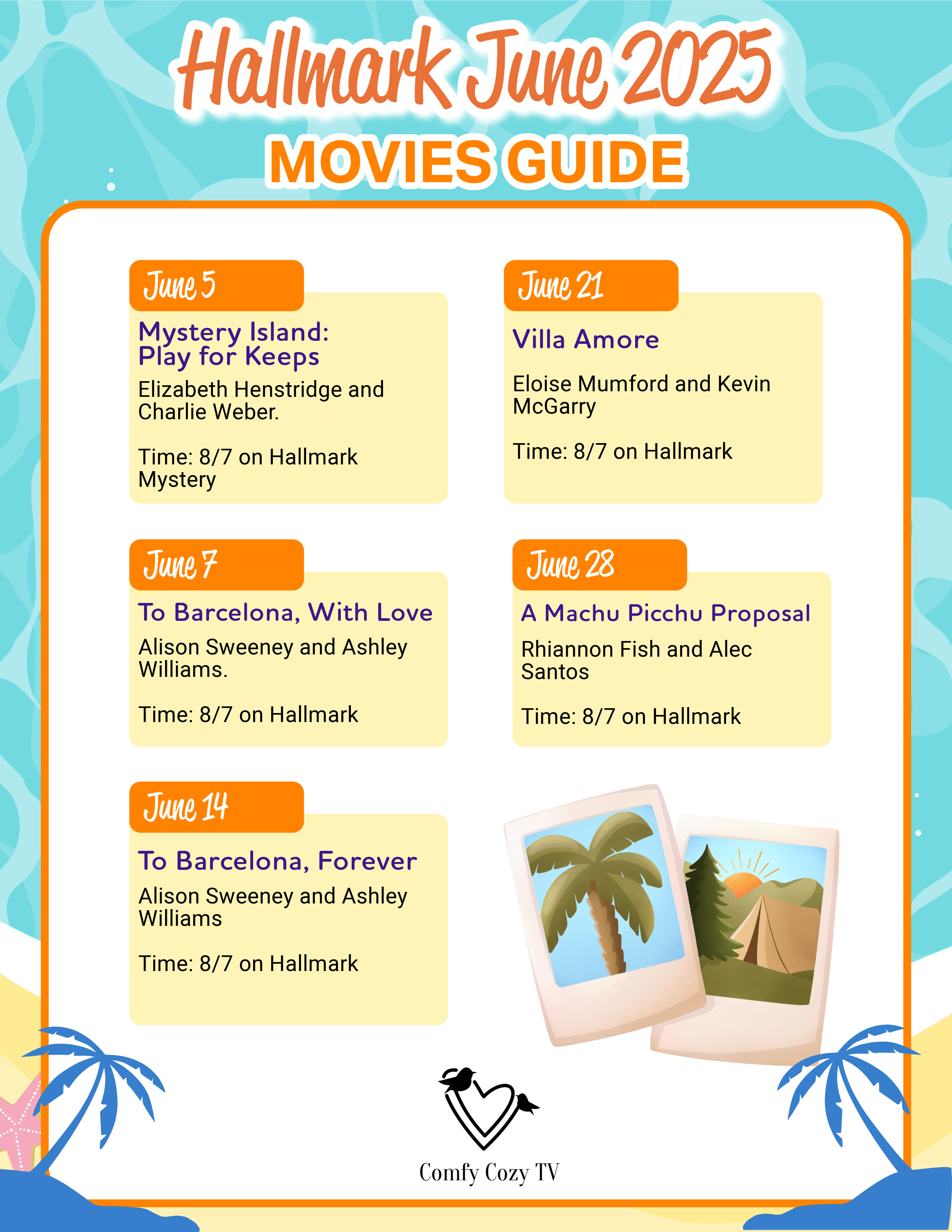 Hallmark Movies June 2025