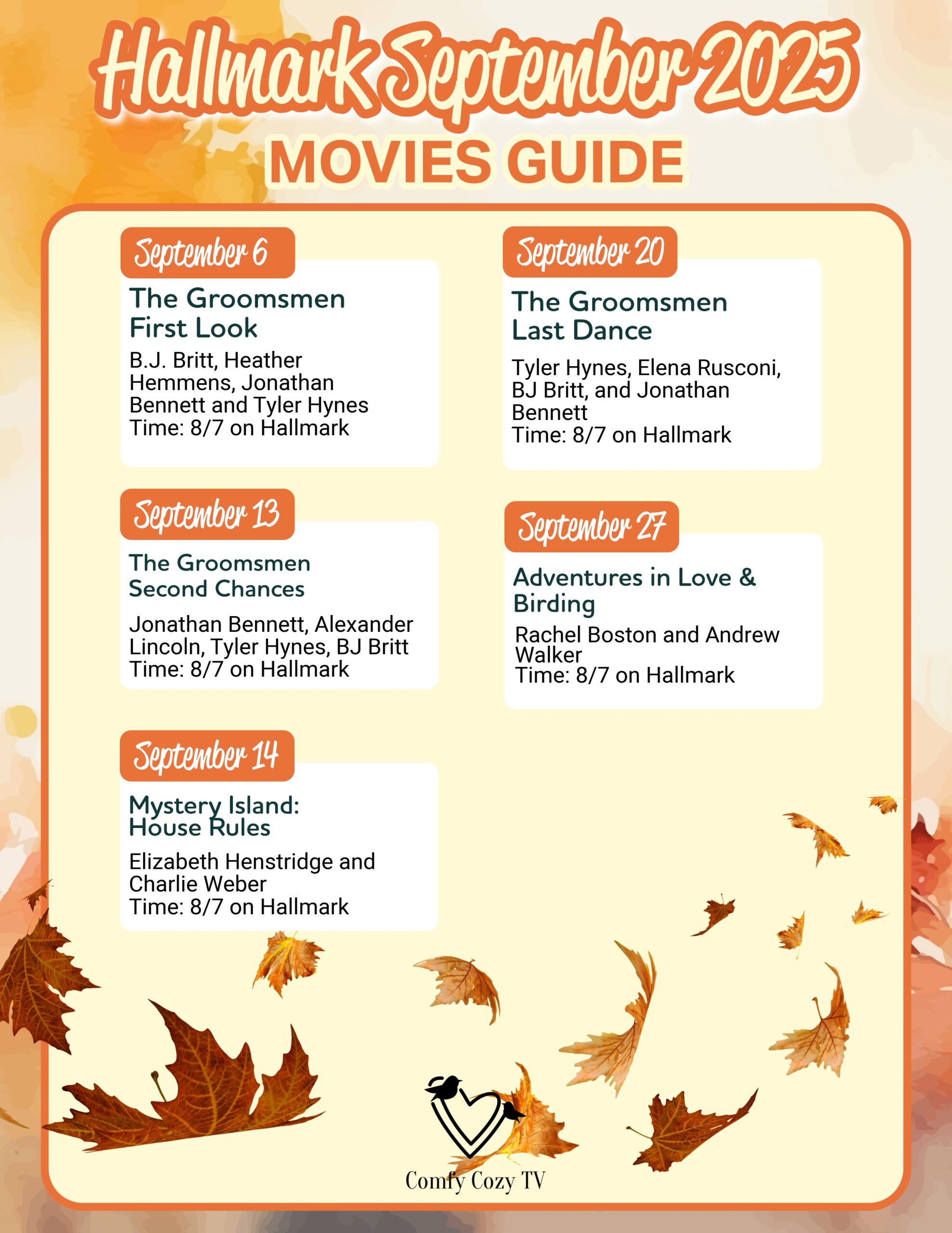 Fall Into Love hallmark Movies 2025
