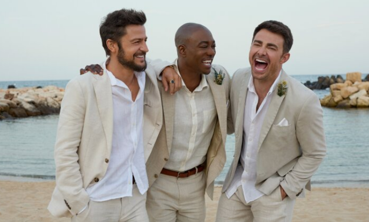The Groomsmen First Look Fall into love hallmark movies